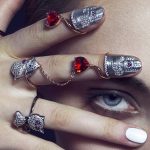MILUSI Firenze anello copri unghia nail rings per Valentine's Day San Valentino